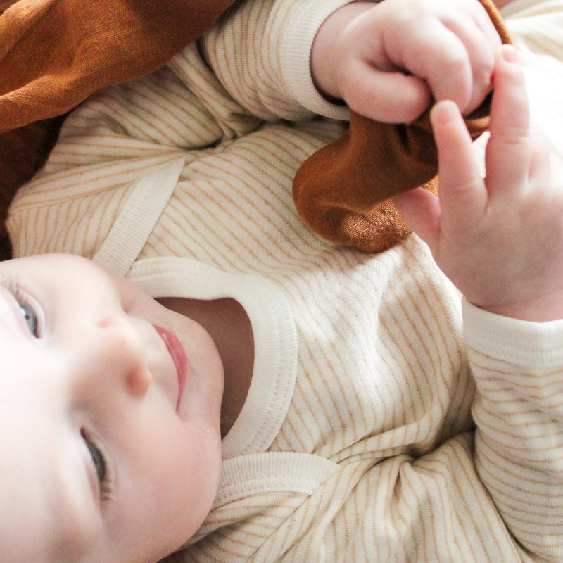 Long Sleeve Onesie / Stripes