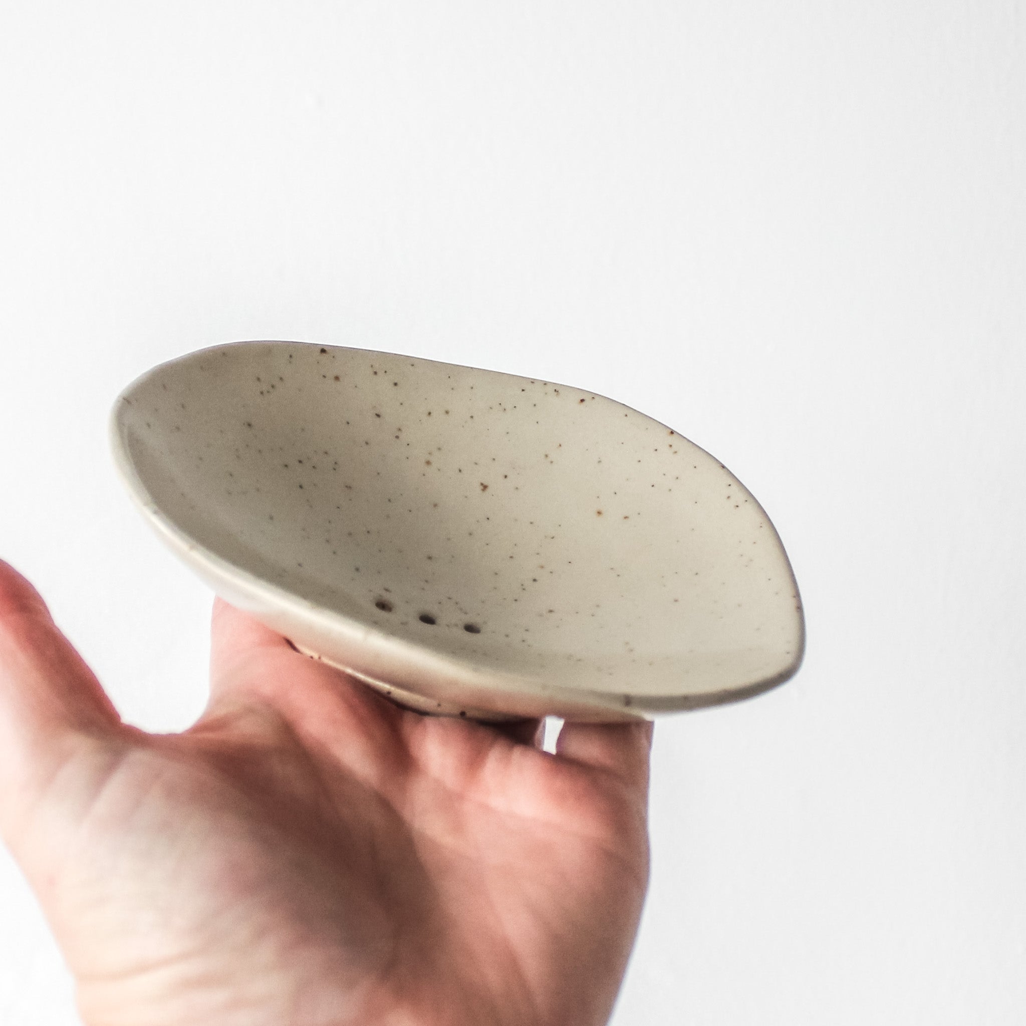 Ceramic Soap Dish with Drainage
