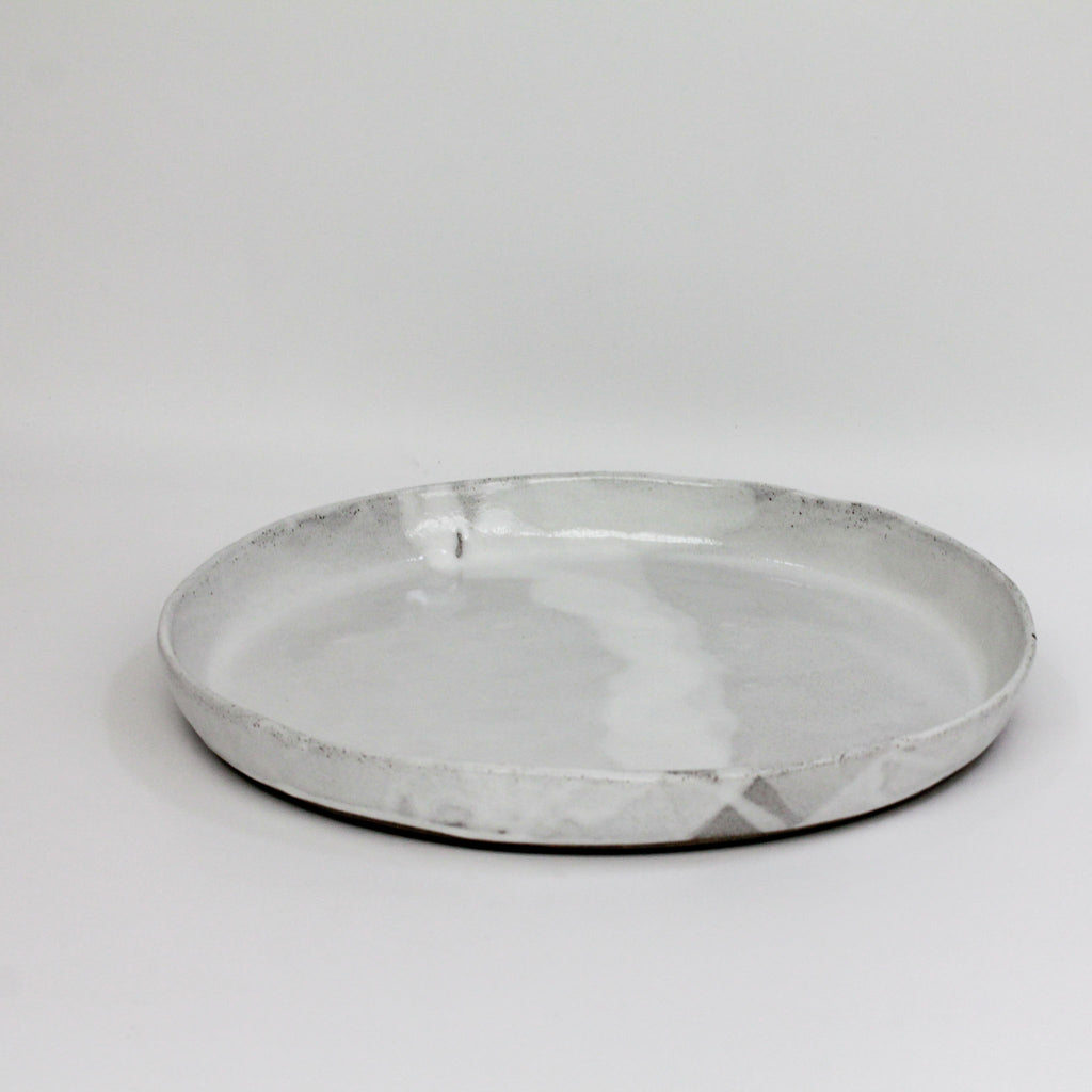 Large Everyday Handmade Stoneware Platter 32cm