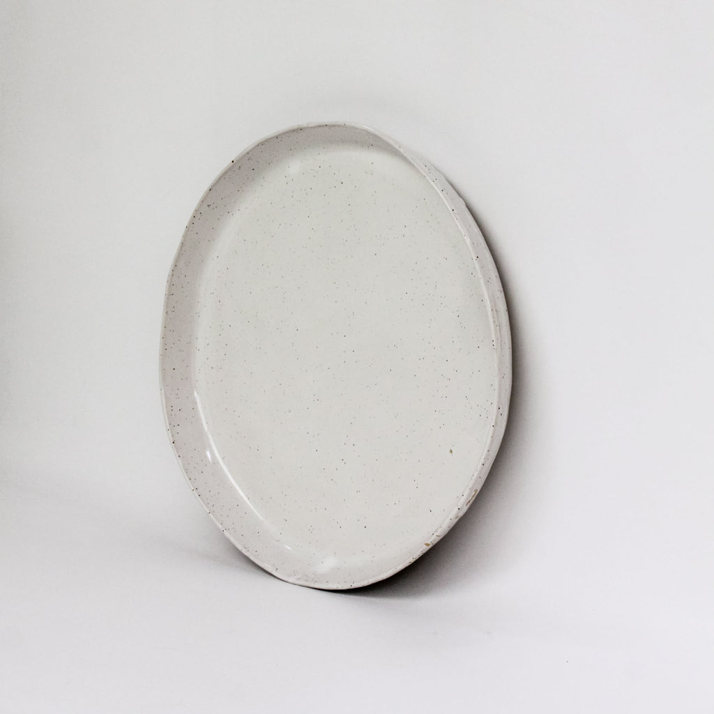 Large Everyday Handmade Stoneware Platter 32cm