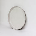 Large Everyday Handmade Serving Platter 32cm / Speckled White